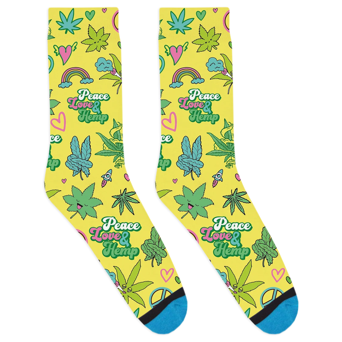 Peace, Love, Hemp Socks - Image 3