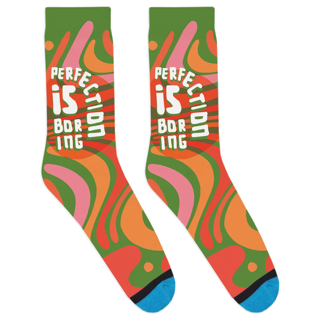 Perfection is Boring Socks