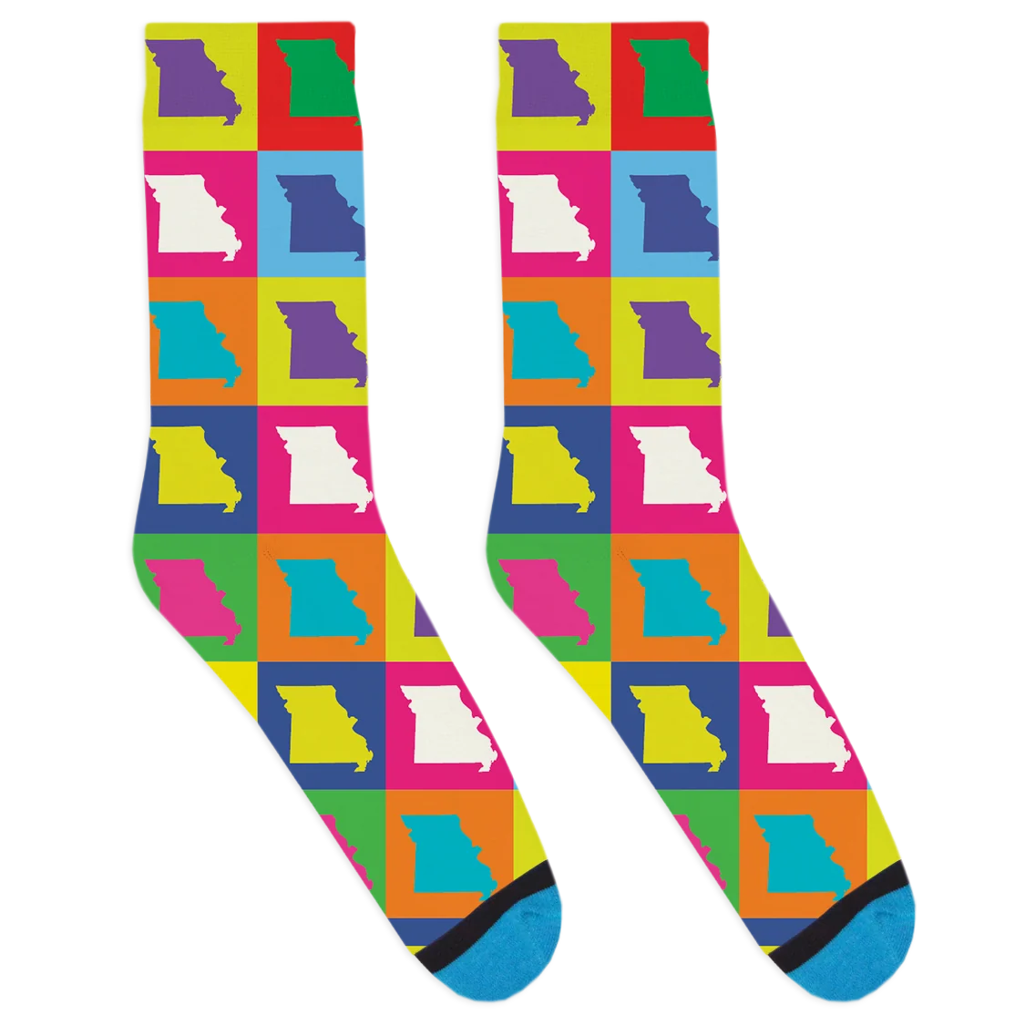 Pop Art Missouri Socks