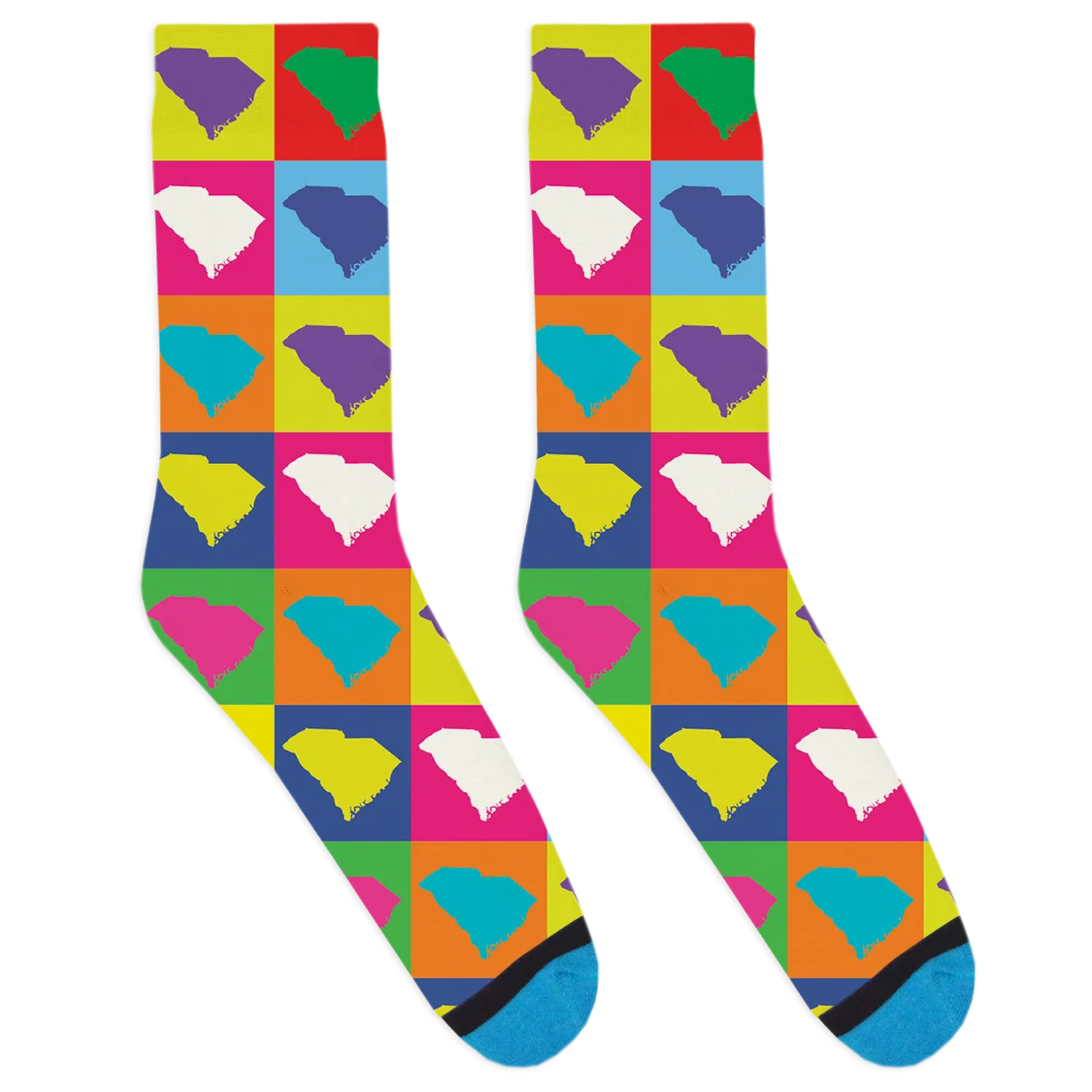 Pop Art South Carolina Socks