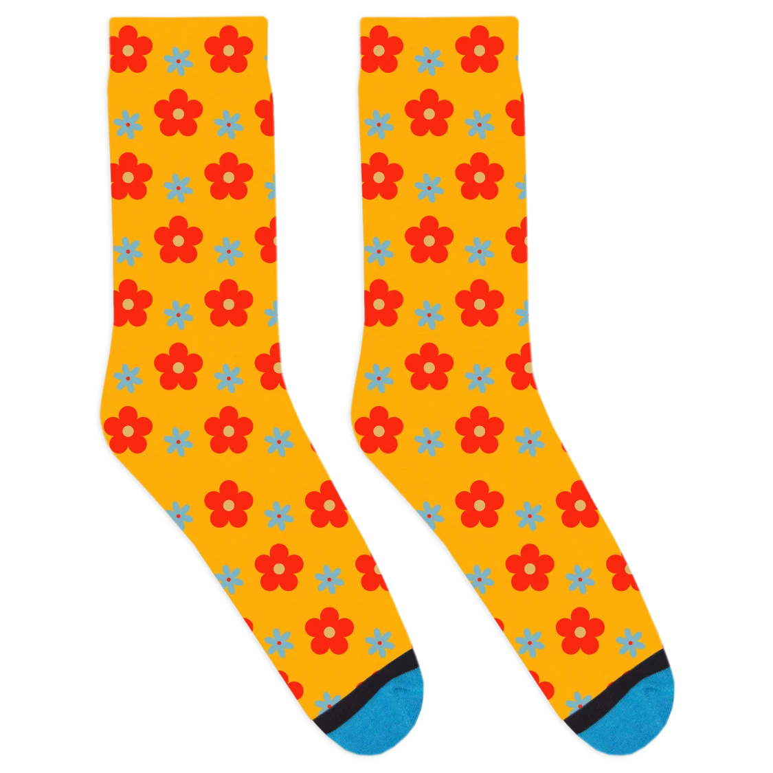 Retro Flower Socks - Image 6