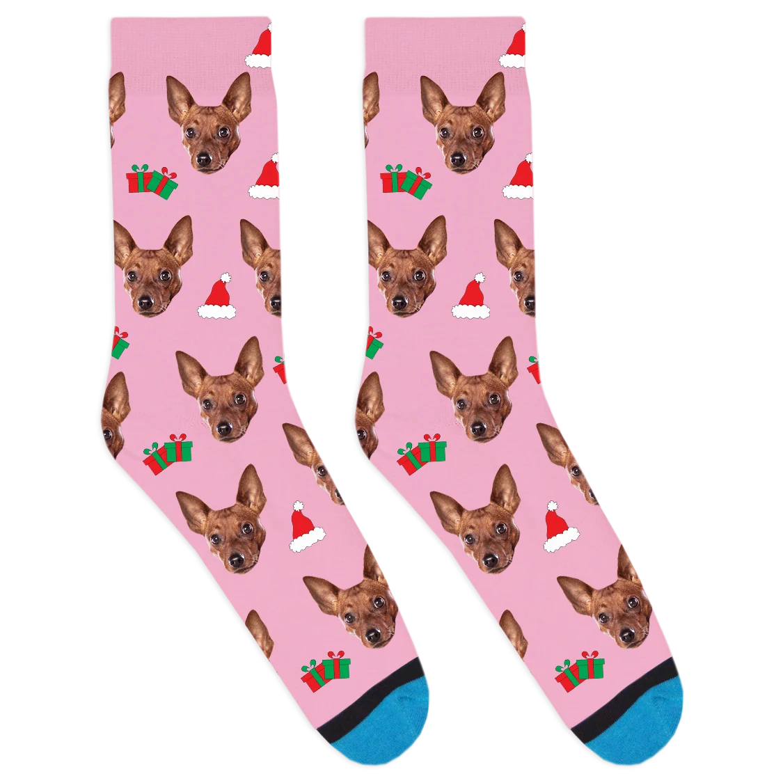 Custom Santa Hat Socks - Image 7