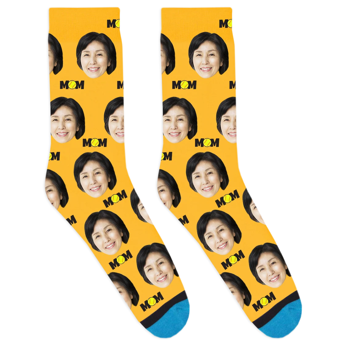 Custom Softball Mom Socks - Image 6