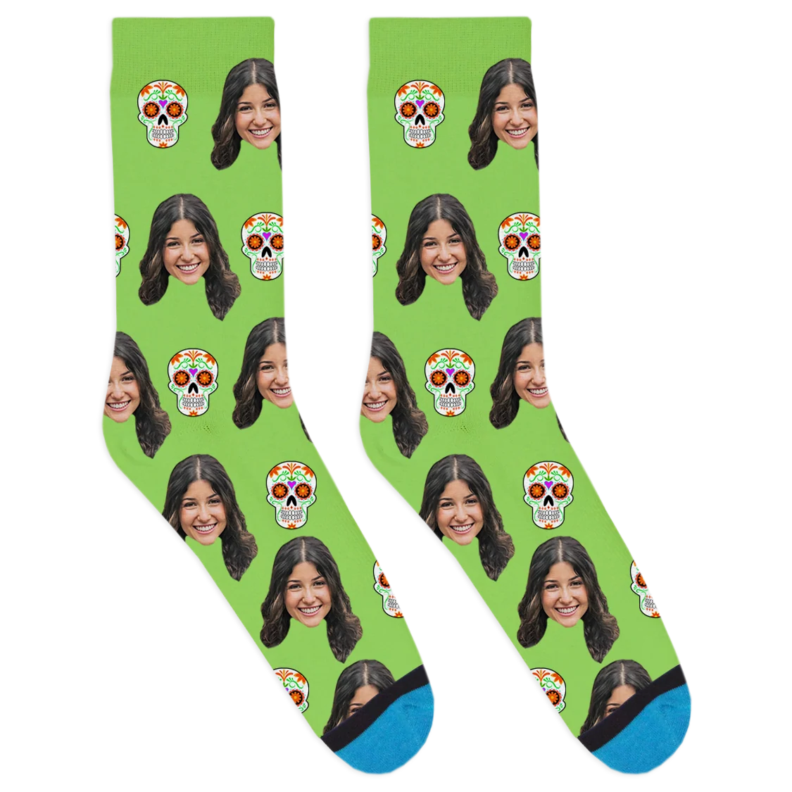 Custom Sugar Skulls Socks - Image 4