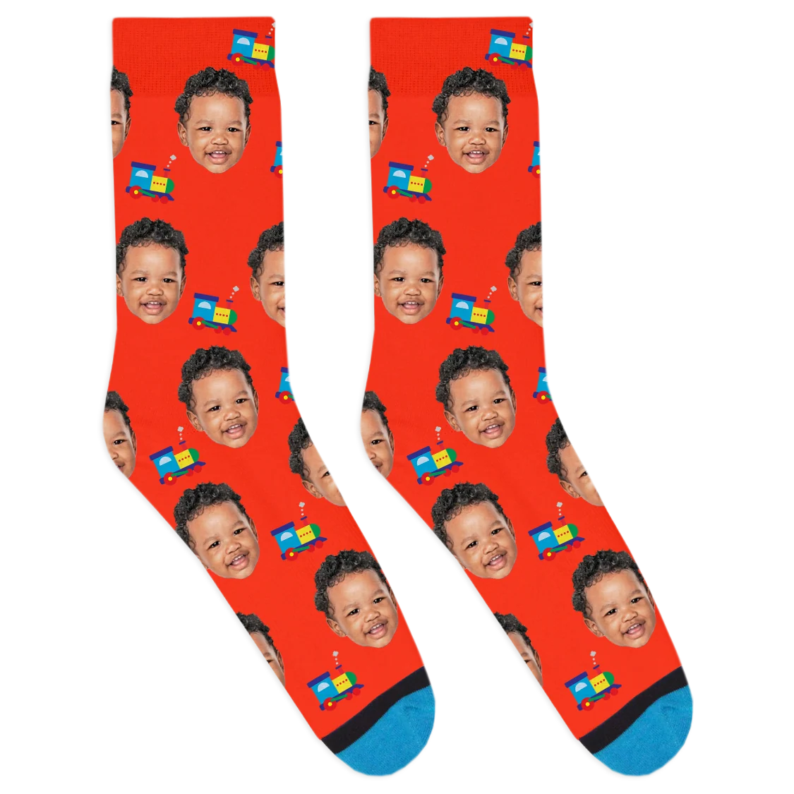 Custom Toy Train Socks - Image 9
