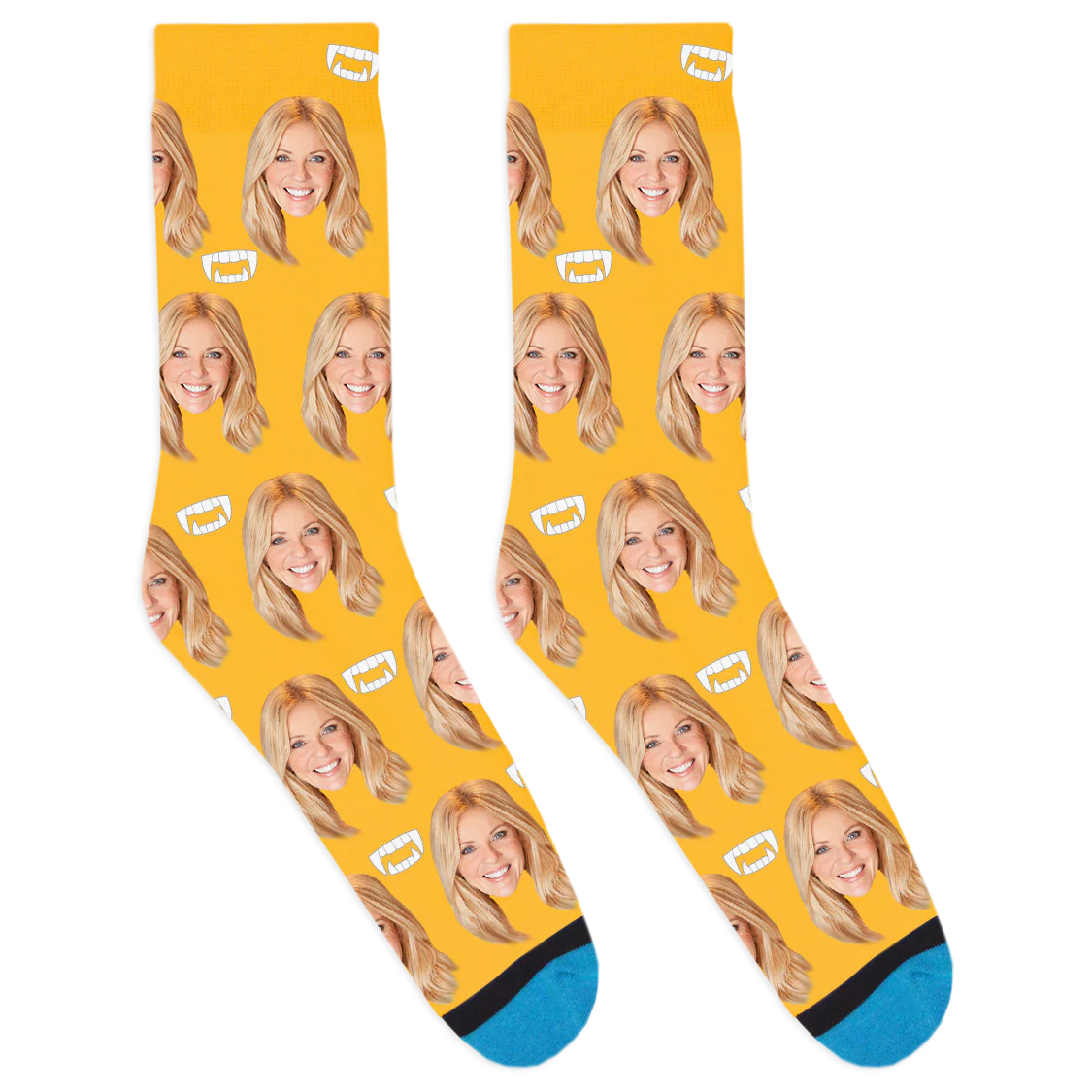 Custom Vampire Fang Socks - Image 7