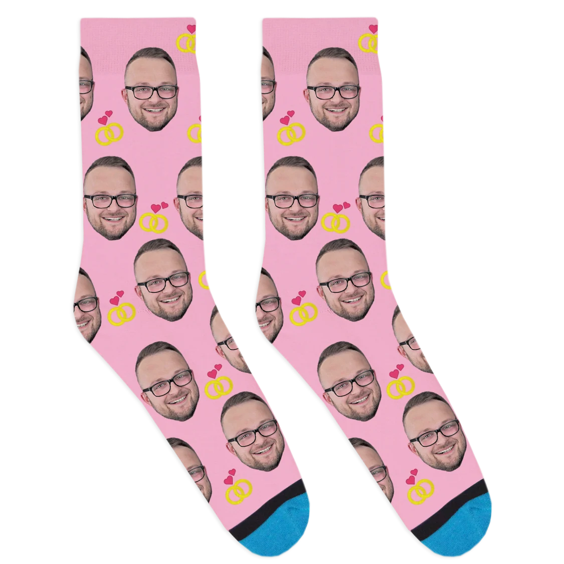 Custom Wedding Ring Socks - Image 7