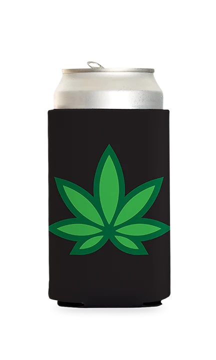Weed Leaf Predesigned Can Cooler
